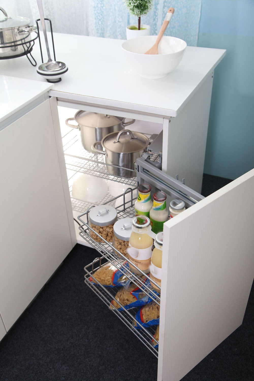 橱柜抽屉坏了怎么收纳,橱柜拉篮抽屉式怎么收纳