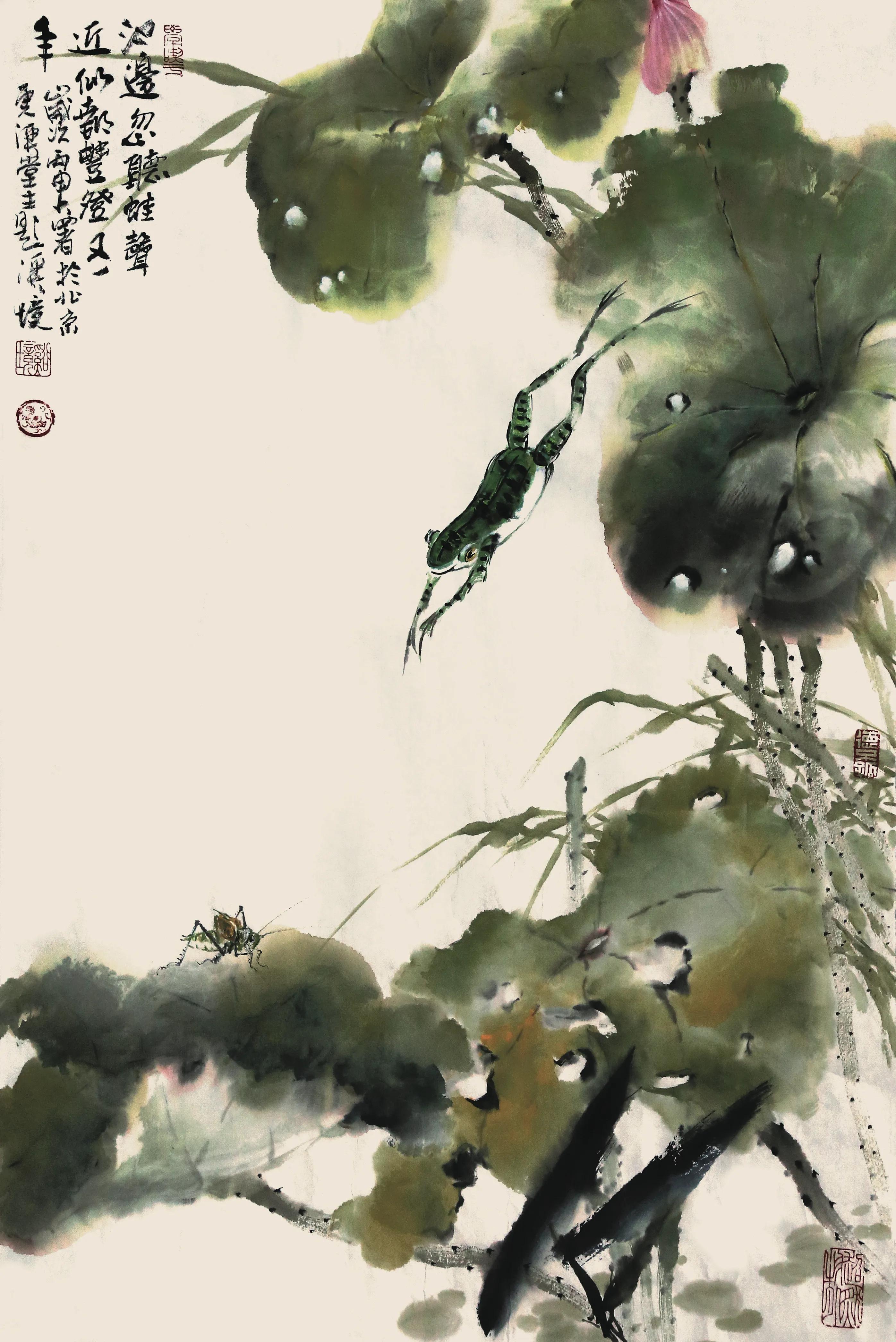 李溪境画作价格,李溪镜花鸟作品