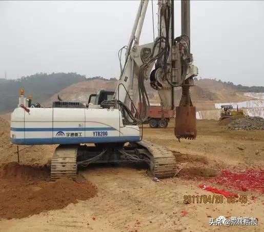 各种基础桩的施工工艺,旋挖桩基础施工工艺