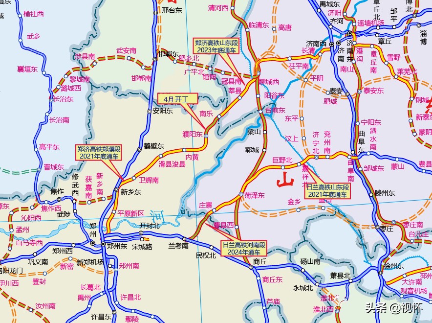 最新规划7条高铁干线,最近三年新建成开通的铁路