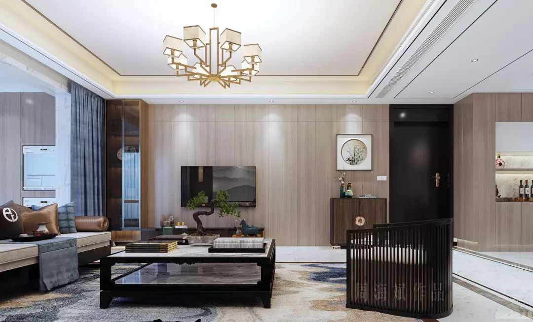 周海滨设计,200平威海蓝星万象城装修设计