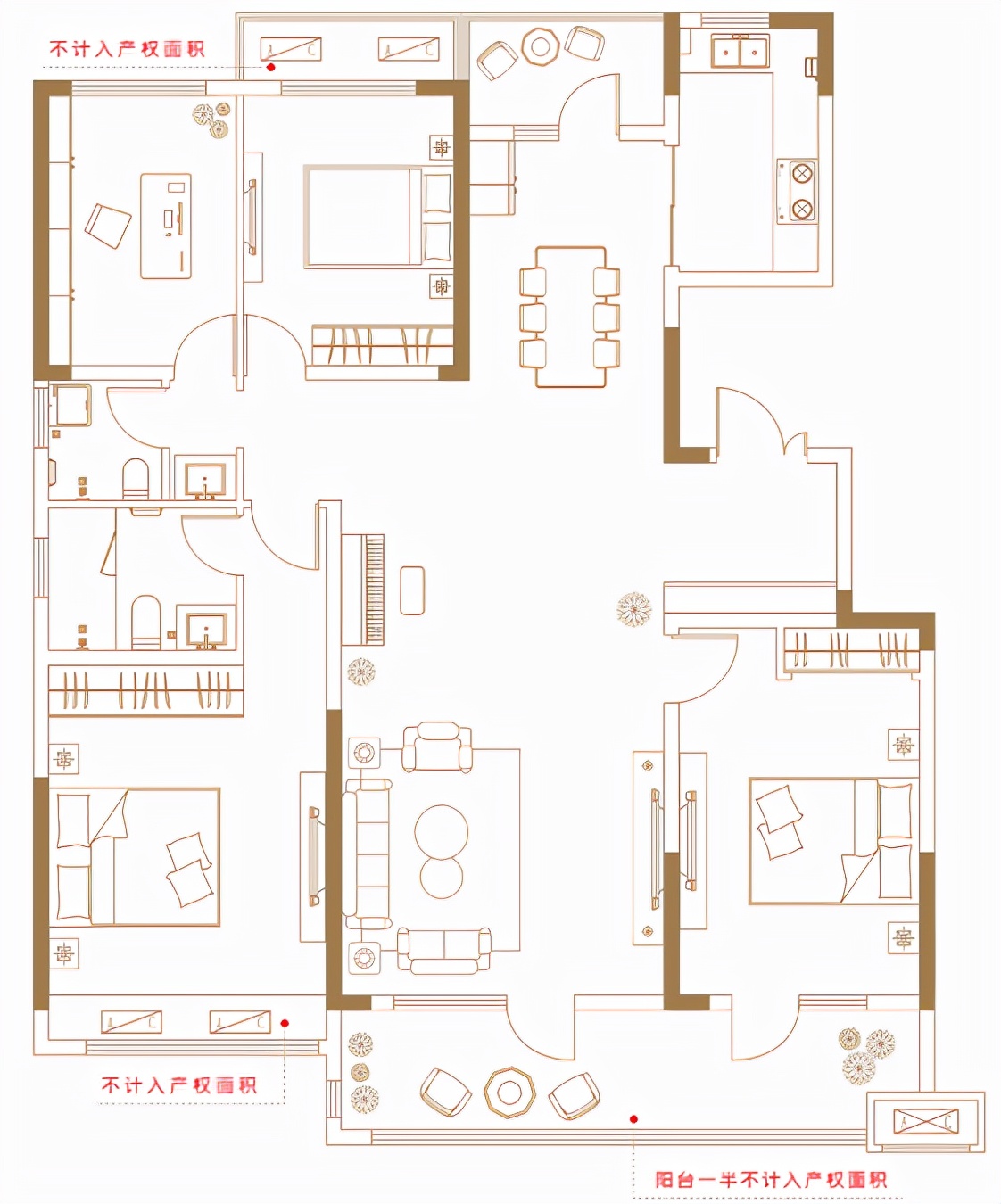 香逸中央四期洋房165装修,福山香逸中央139平洋房