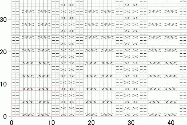 毛衣编织挖掘机花样图解,一品红毛衣编织花样图解