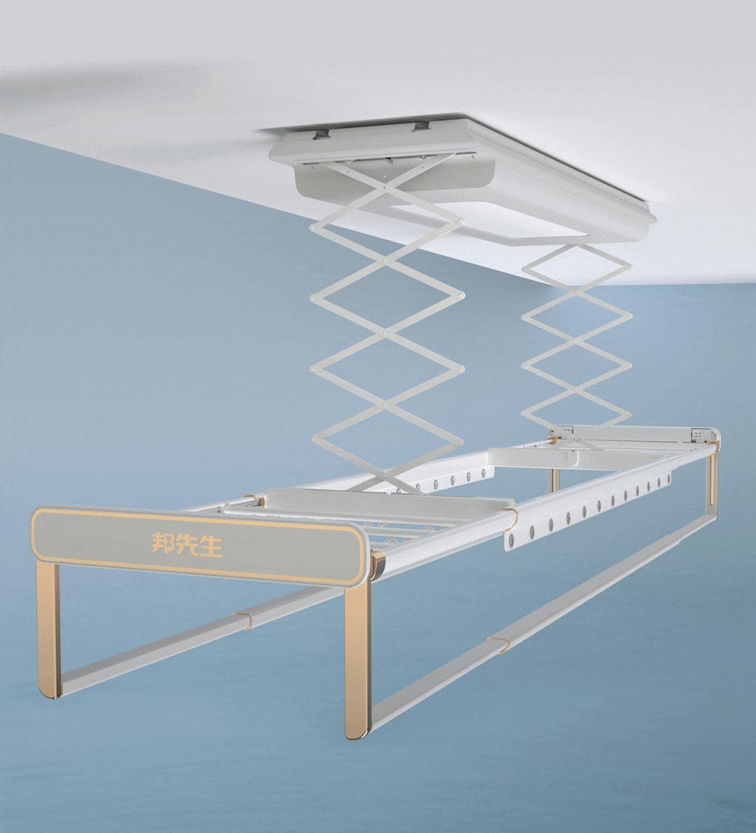 邦先生s31隐形晾衣架安装,邦先生m31晾衣架