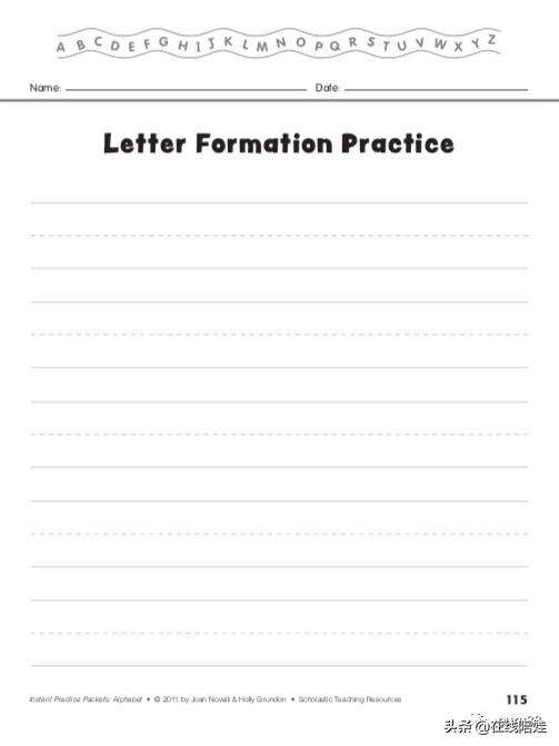 免费*载下**|美国字母练习册InstantPracticeAlphabet