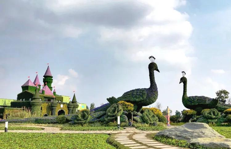 成都大邑奇境花园视频,安仁奇境花园魔豆塔