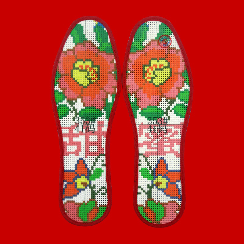 送绣花鞋垫寓意,刺绣鞋垫喜字寓意