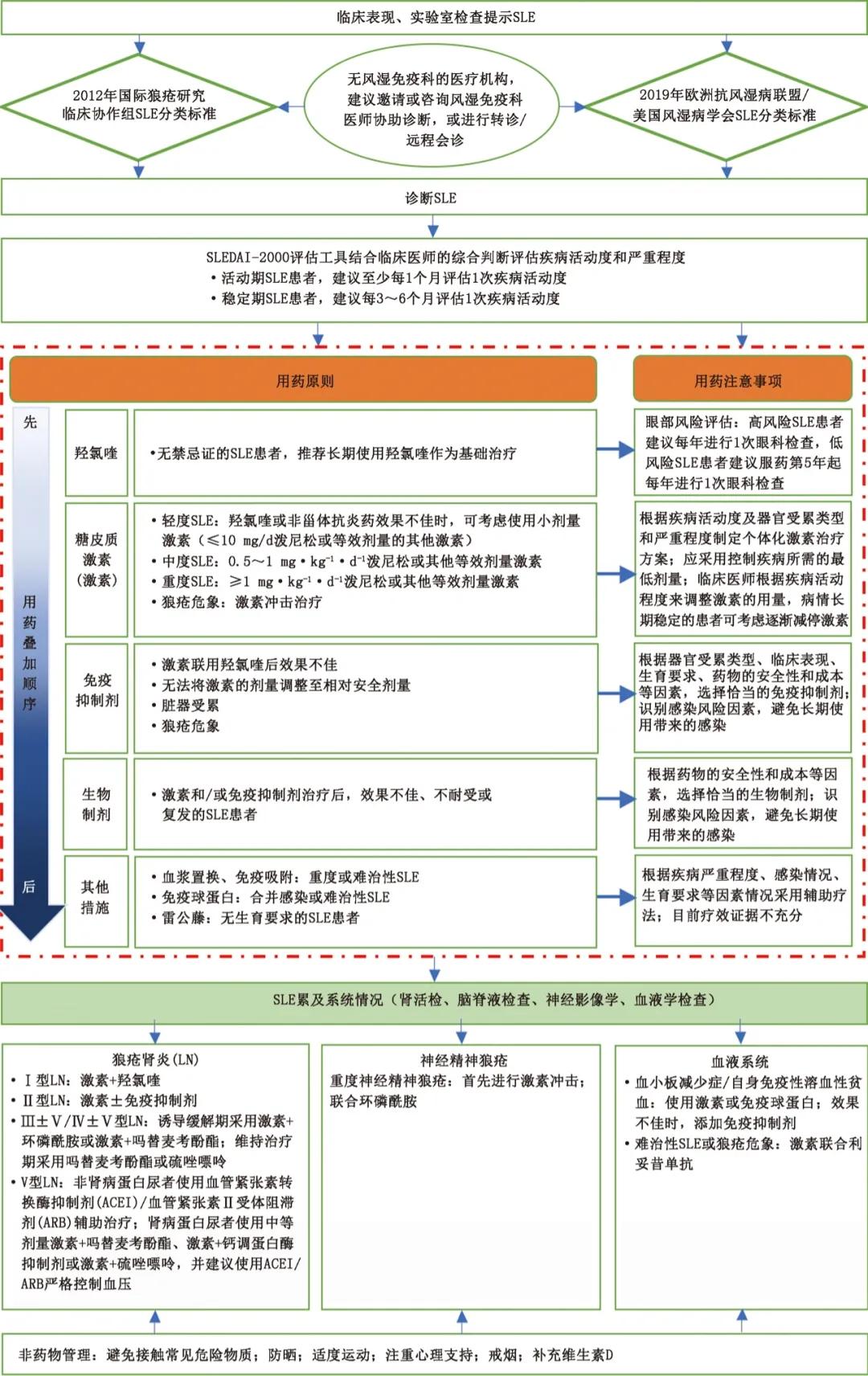 最新系统性红斑狼疮诊疗指南,2020年系统性红斑狼疮分类标准