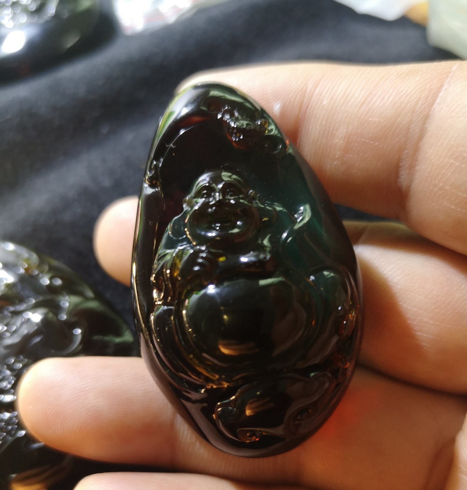 天然琥珀血珀蓝珀直播,琥珀墨西哥蓝珀