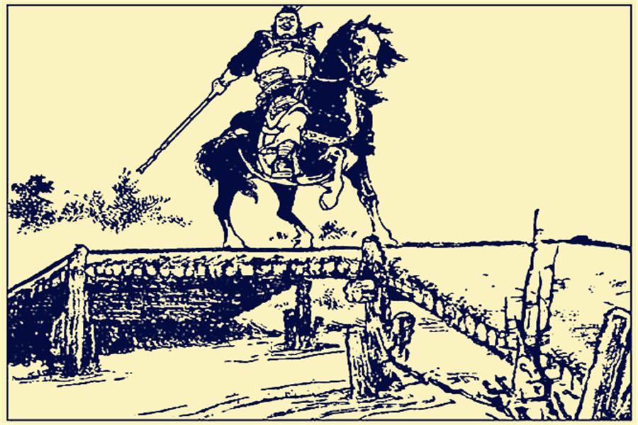 张飞单枪匹马为何能喝退曹操大军,长坂桥许褚夏侯惇