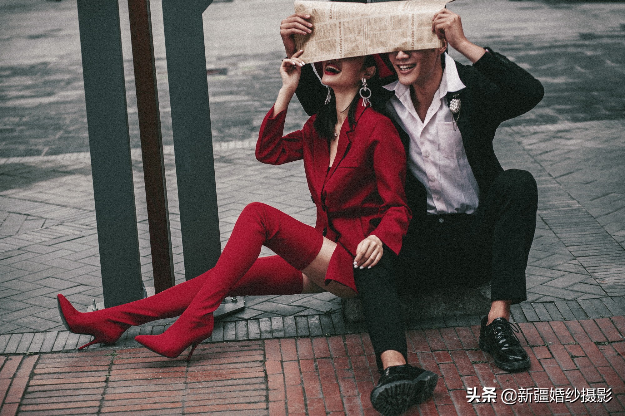可盐可甜婚纱写真,可咸可甜的婚纱照图片