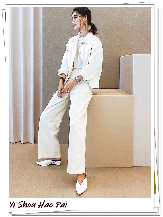 秋冬灯芯绒裤子女,秋冬白色灯芯绒裤子