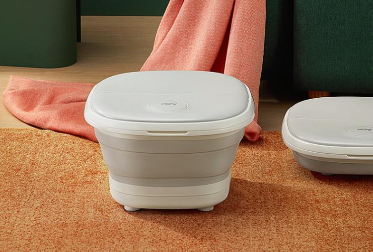 可折叠自动按摩足浴盆,折叠足浴按摩泡脚盆