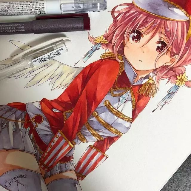 马克笔手绘画动漫,马克笔手绘动漫临摹素材