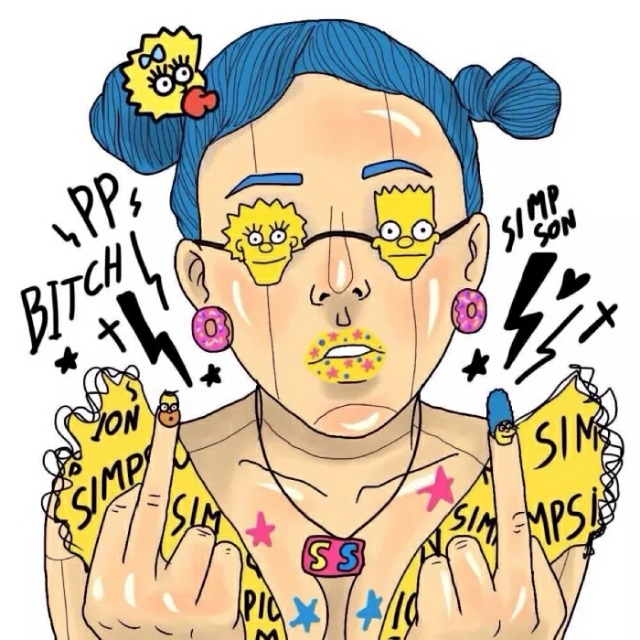 中性头像手绘森系,头像创意个性独特原宿手绘