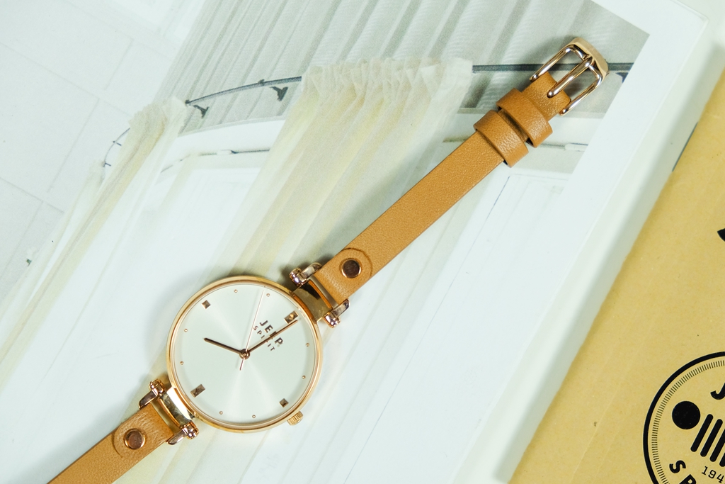 jeepspirit丹宁石英表,jeep森系手表女