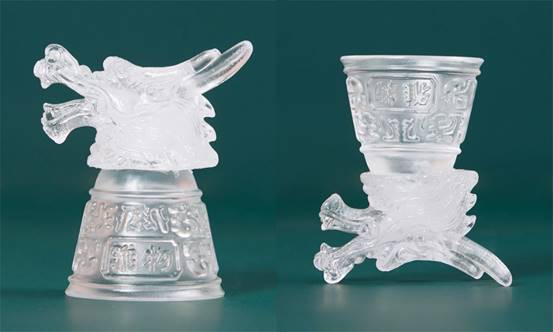 2023商务礼品定制高档创意,十二生肖琉璃定制酒具