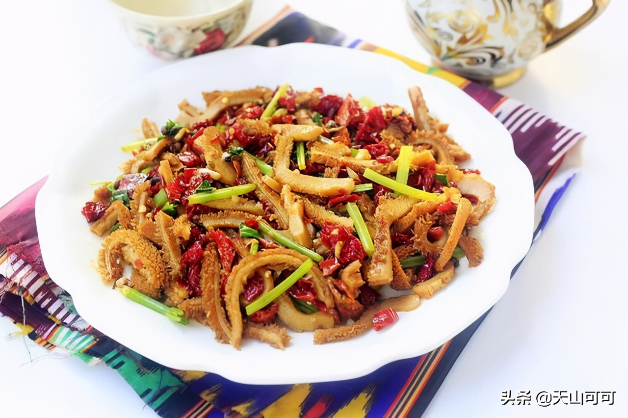 新疆大片牛肚的做法,香辣牛肚最好吃的做法