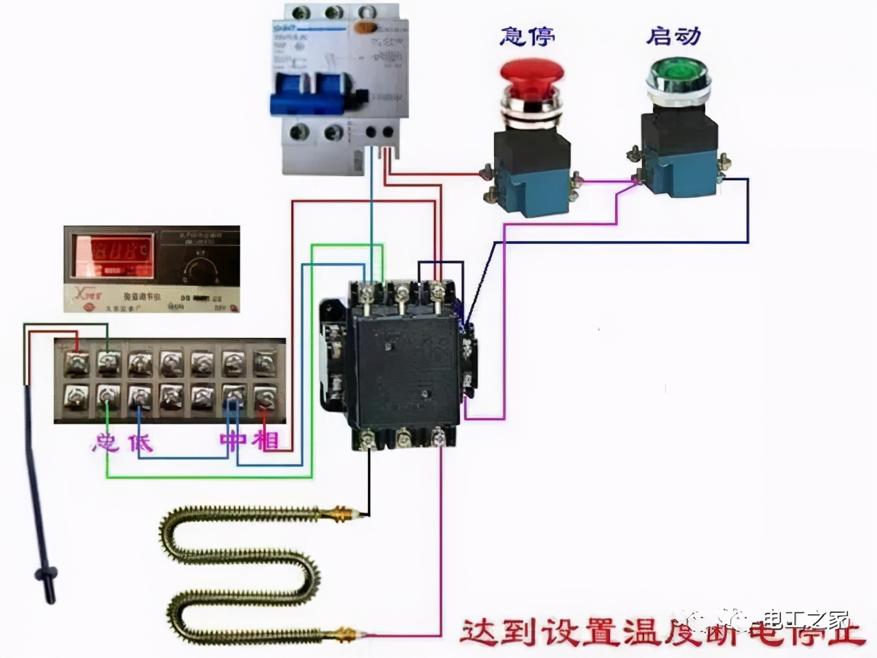 电表脱扣器和断路器接线图,abb断路器接电表接线图