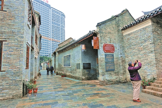 修旧如旧古建筑,三街两巷旧貌