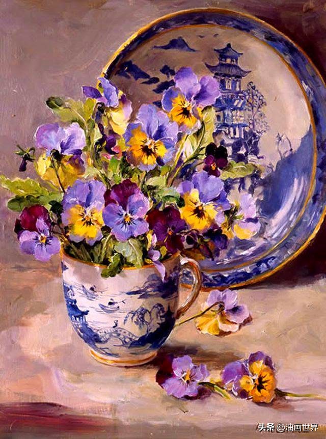 花开了,我便画花!花谢了,我便画自己!