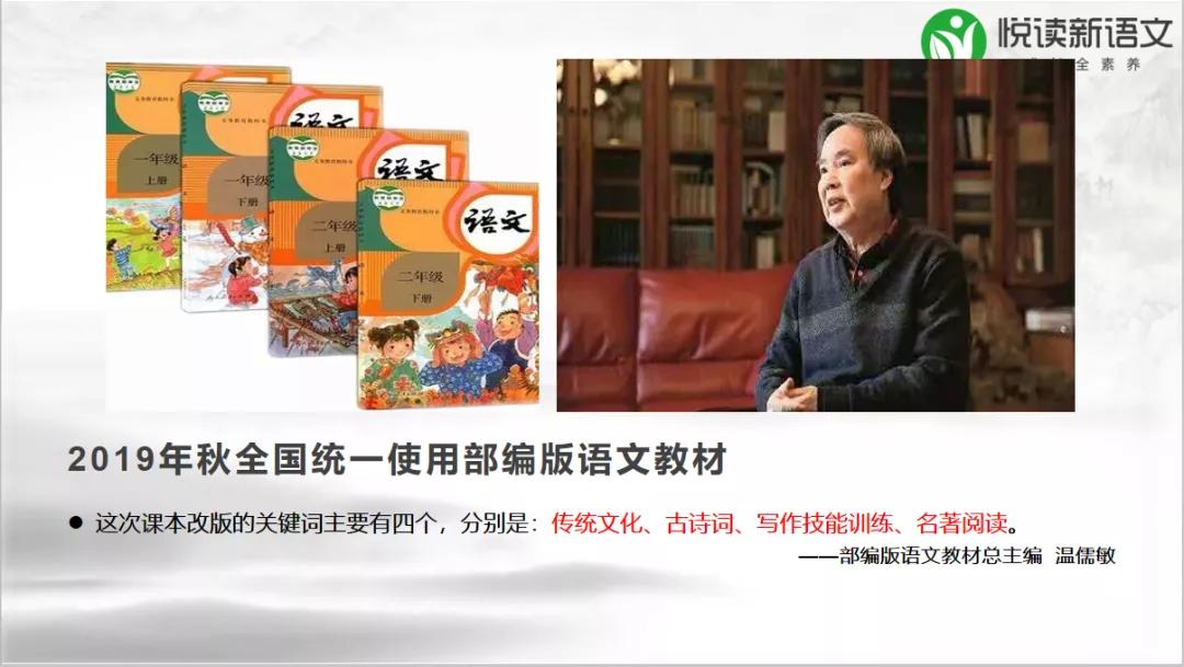 为什么机构要选择《悦读新语文》？大语文时代的必然之选