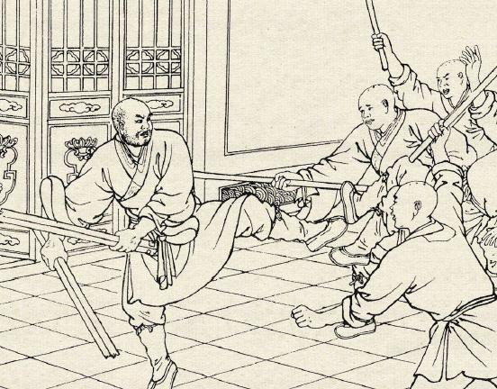 鲁智深火烧瓦罐寺连环画彩图,水浒连环画鲁智深正版封面图片