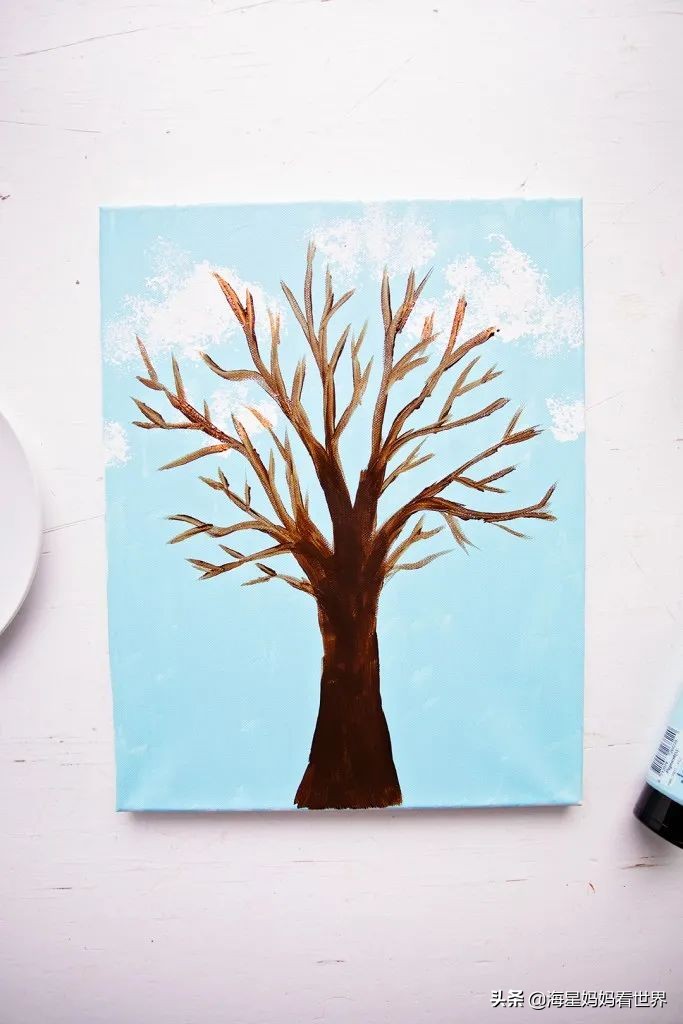 植树节种树简单又漂亮,关于植树节制作大树的图片