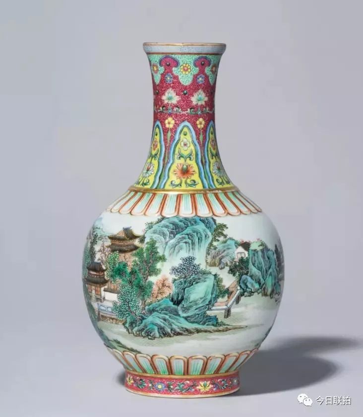 乾隆三彩官窑盘,乾隆霁蓝釉描金凤尾尊