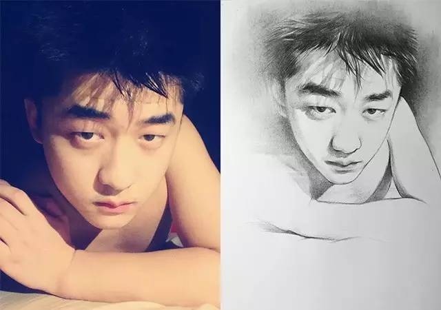 如何画出夸张的人物肖像画,当灵魂画手模仿大师作画