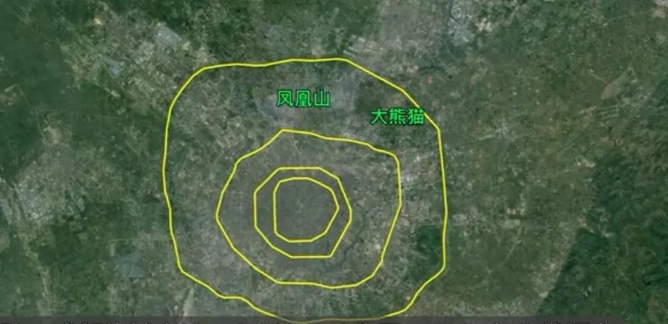 成都市的中轴线有多少公里,成都的环线很圆