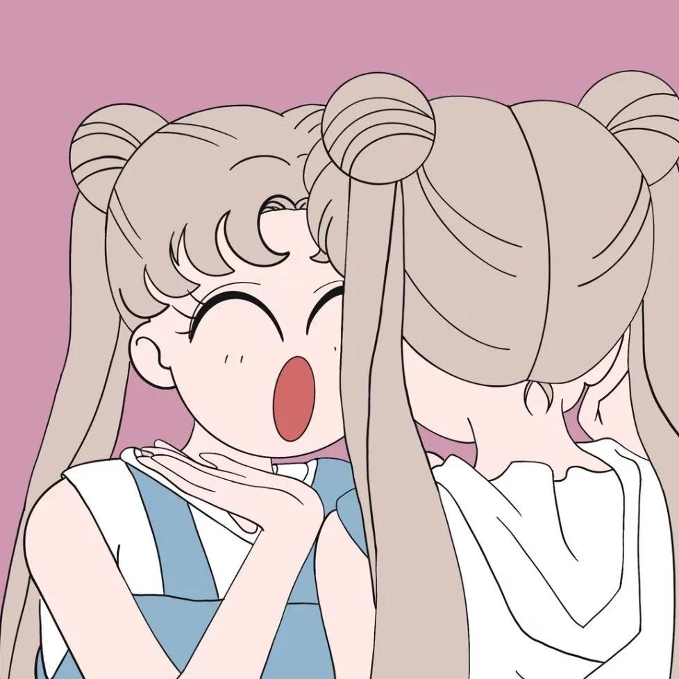 10-13岁女生小学生仙气闺蜜头像,超好看的男生兄弟动漫头像