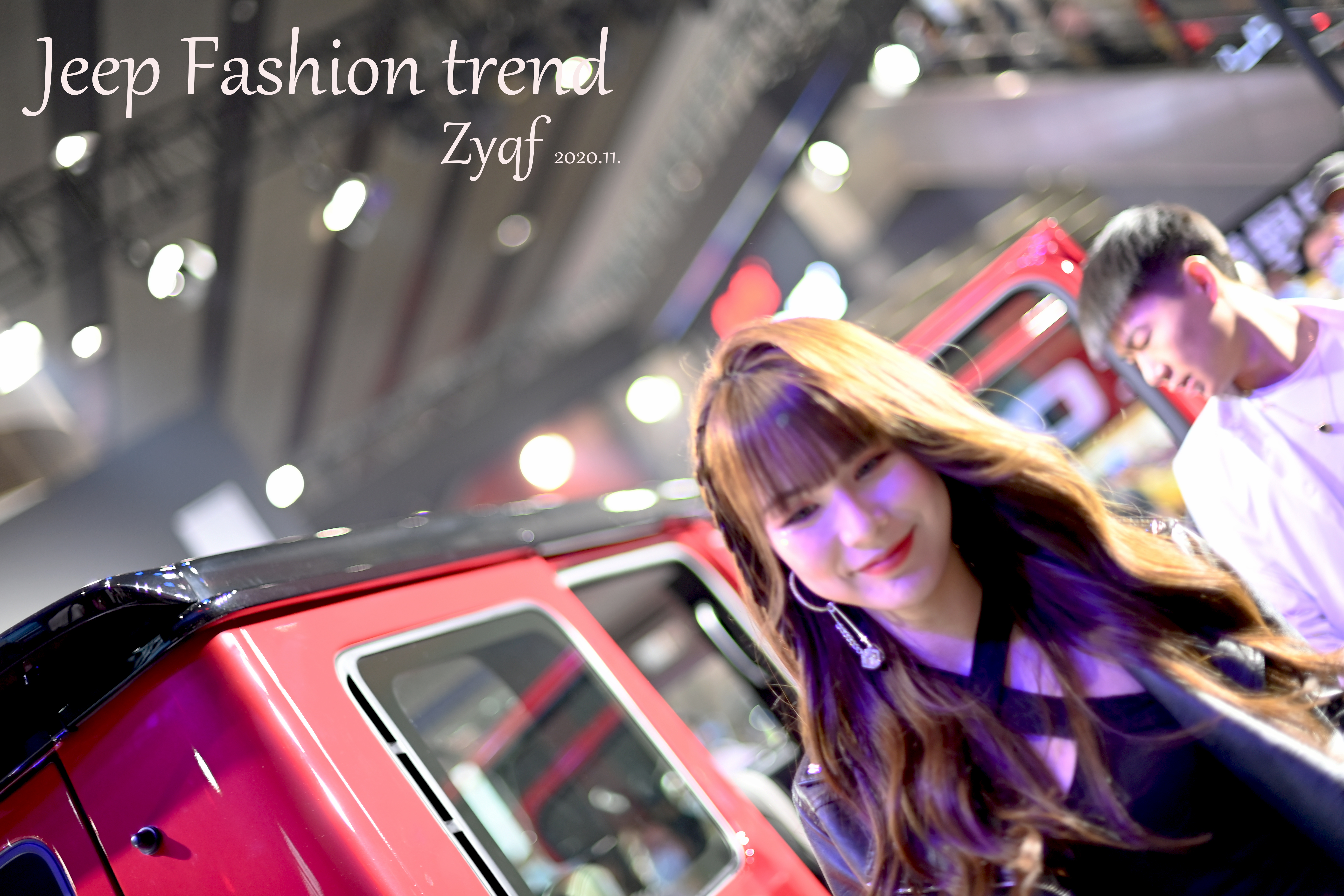 在车展上怎么给模特拍照,车展模特怎么拍摄视频