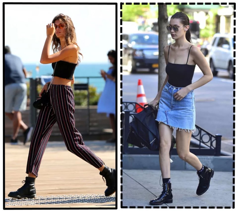 欧阳娜娜有多喜欢马丁靴,欧阳娜娜最新马丁靴