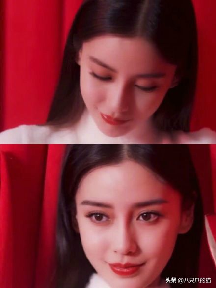 Angelababy不吝啬身材!淑女毛衣小皮裙,“蚂蚁腰”小花望尘莫及