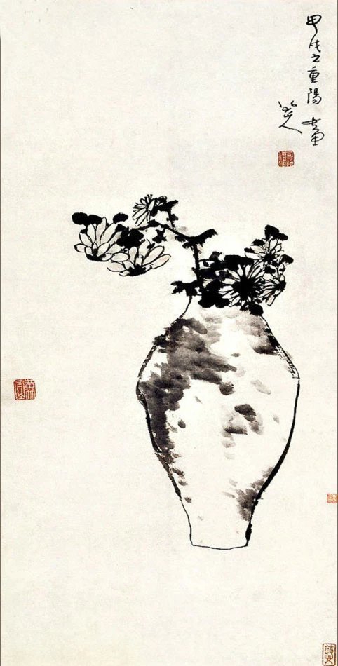 画菊名家菊花图集,画家画菊花作品欣赏
