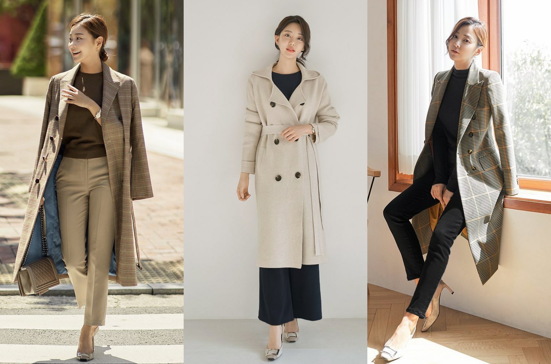 冬季保暖时尚博主穿搭,春冬季节穿搭