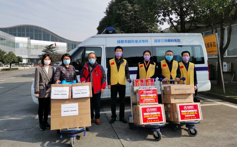 “最硬的麟”累得视疲劳！爱迪2000支润眼液急援武汉