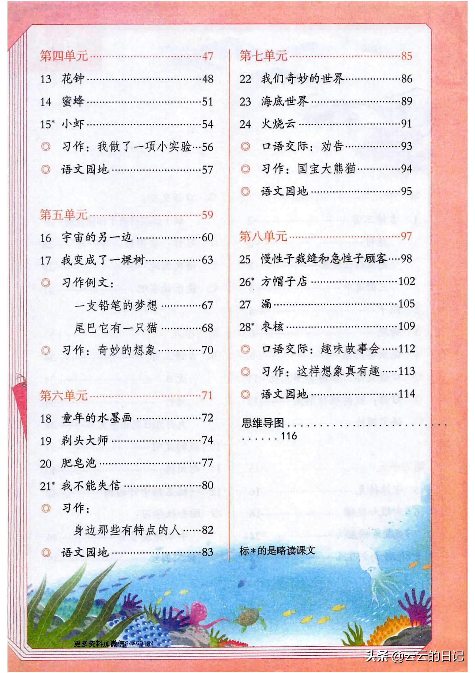 三年级下册语文笔记完整版讲解,三年级下册语文第一课注释