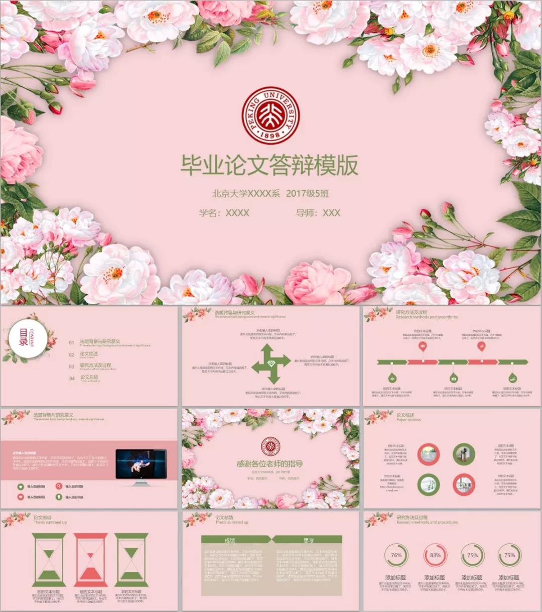 工程管理论文答辩ppt模板免费,毕业论文答辩五分钟ppt范例模板