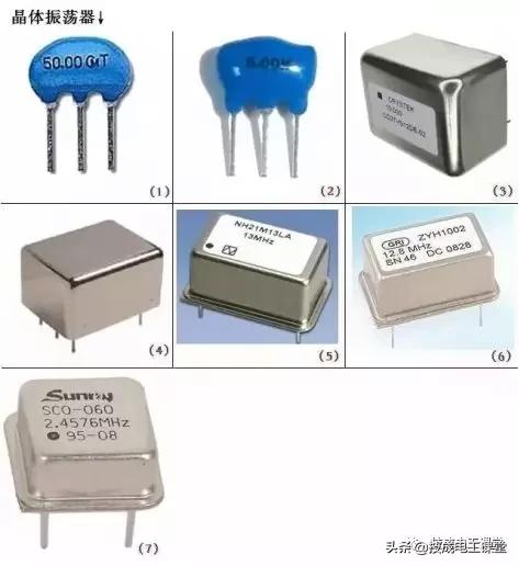 电路板电子元器件符号一览表,电子元器件图片识别符号及名称
