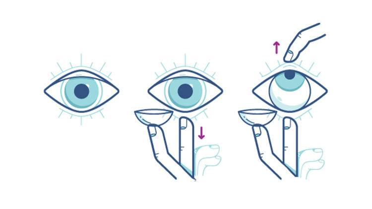 职场女无框眼镜,女白领上班时找隐形眼镜