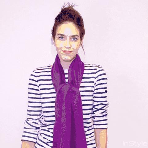 围巾的各种围法新手,20种最实用的围巾围法