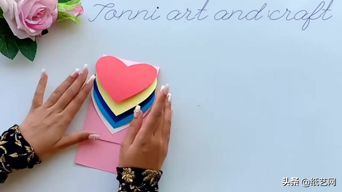 新年贺卡用卡纸还是彩纸,一看就会的超简单手工新年贺卡