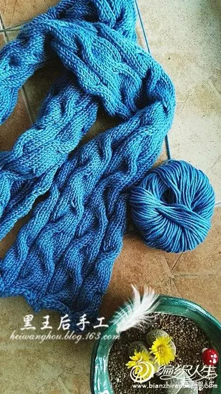 棒针麻花围脖的织法,棒针围脖的各种织法教程
