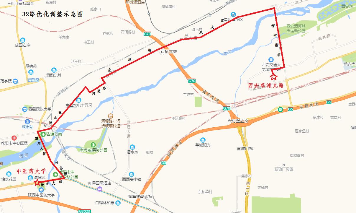 咸阳8条公交路线恢复,咸阳市6路公交车线路最新调整