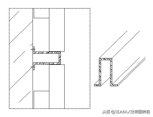 不锈钢深化节点,不锈钢收口处理