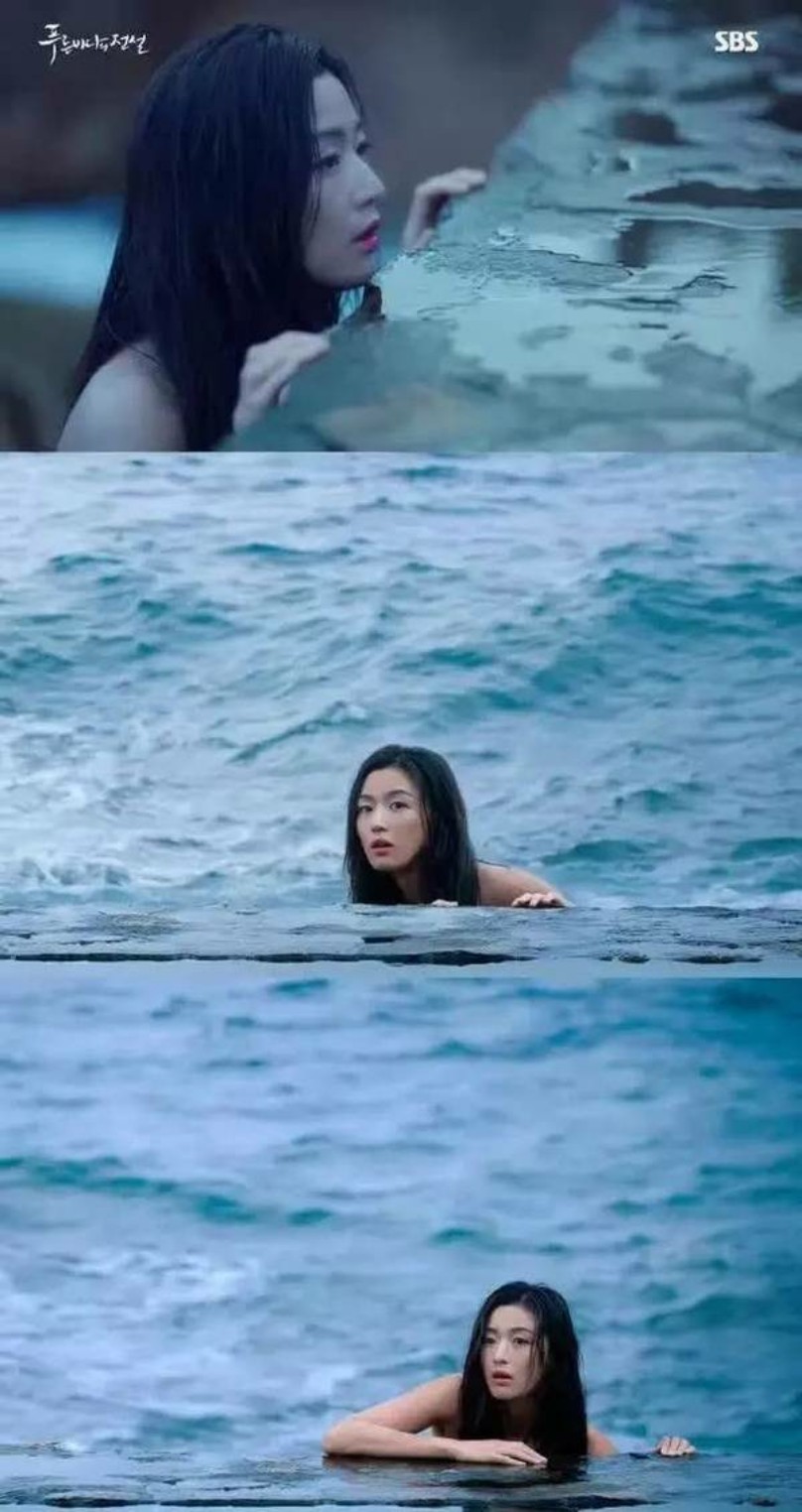 蓝色大海的传说全智贤穿搭玫红色,全智贤蓝色大海的传说眼泪变珍珠