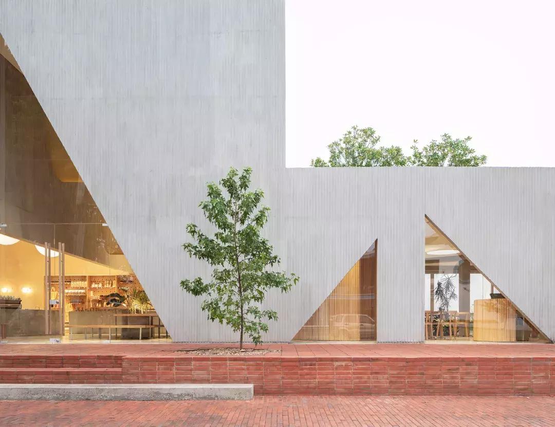 震撼的外立面设计,流线型现代隐奢外立面设计