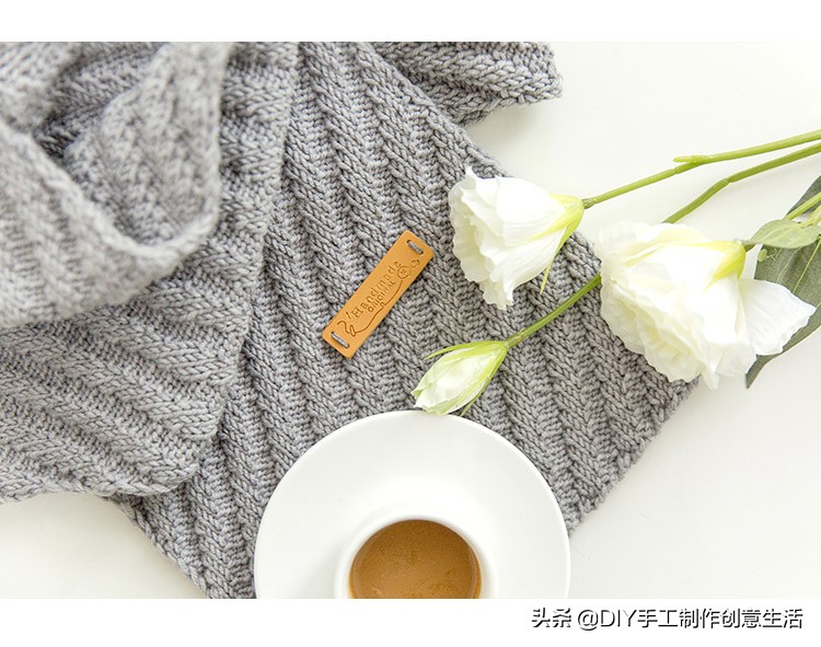 棒针织爱心,棒针围巾的花样织法